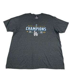 Fanatics Los Angeles Dodgers World Series Champs 2020 T- Shirt Men's Size XL
